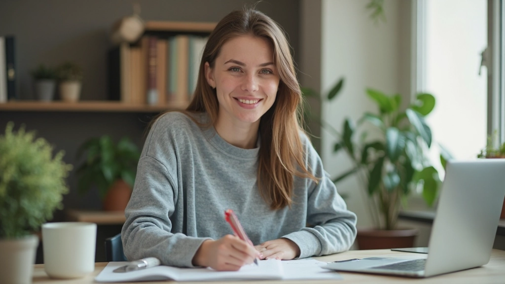Osoba ciesząca się osiągnięciami finansowymi i spokojną przyszłością dzięki planowaniu budżetu